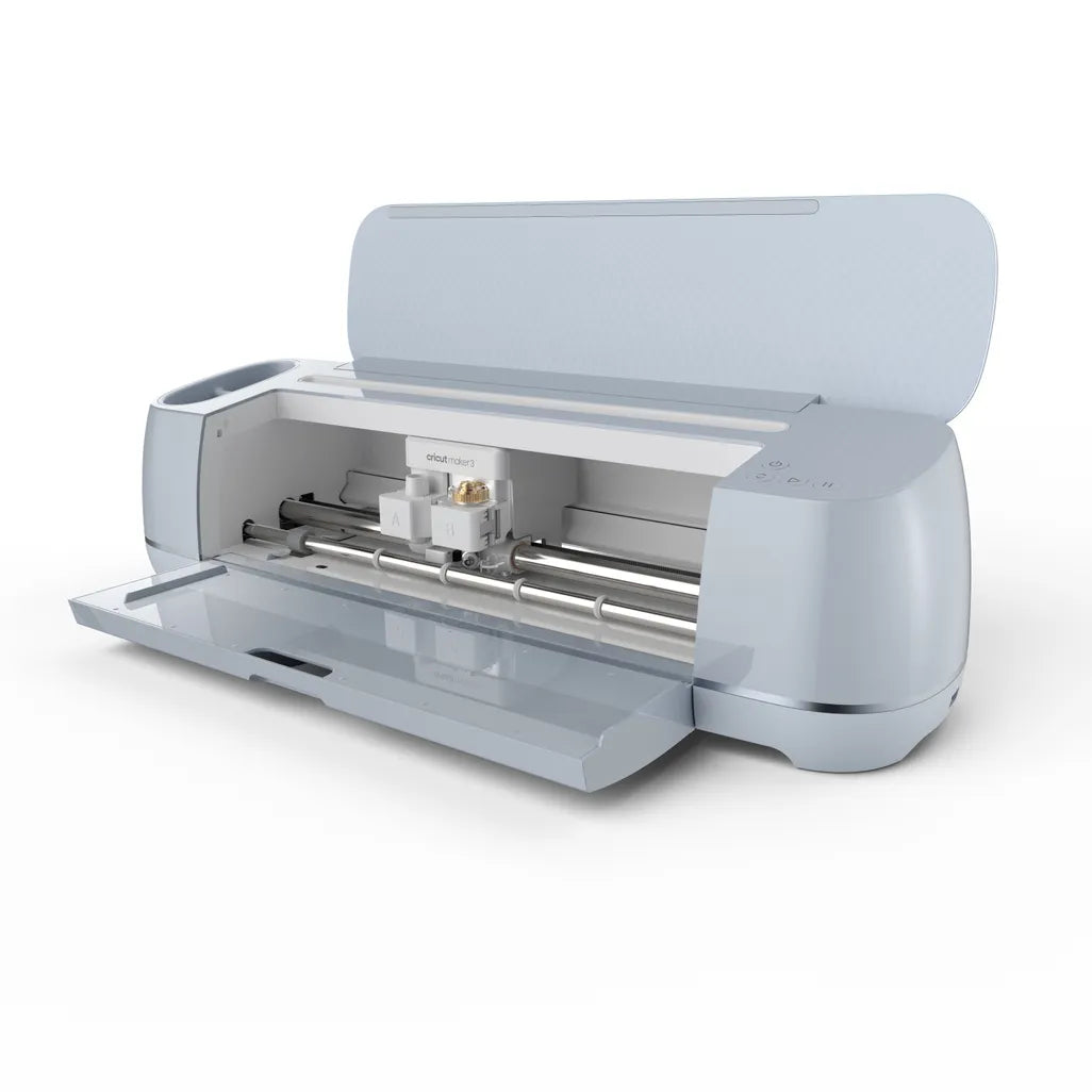 Cricut Maker 3; 2008335; Cuts 300+ materials; from the most delicate fabric and paper to matboard and leather; 13 tools