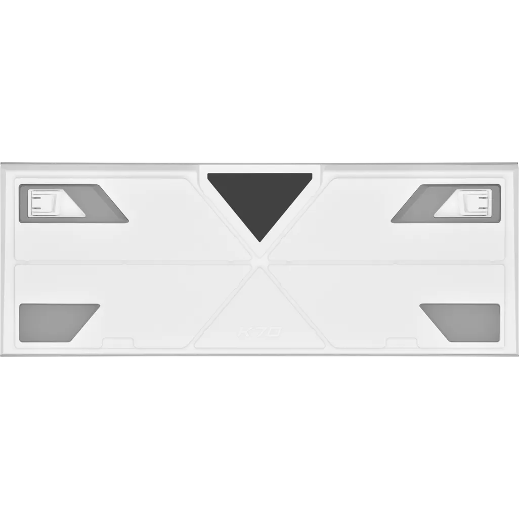 Corsair K70 PRO RGB Optical-Mechanical Gaming Keyboard - Corsair OPX switches - White