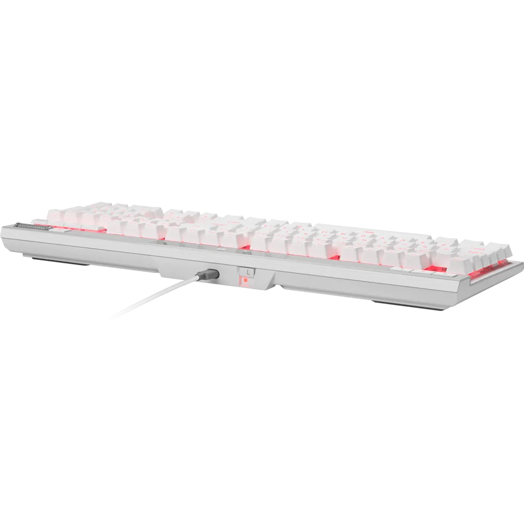 Corsair K70 PRO RGB Optical-Mechanical Gaming Keyboard - Corsair OPX switches - White