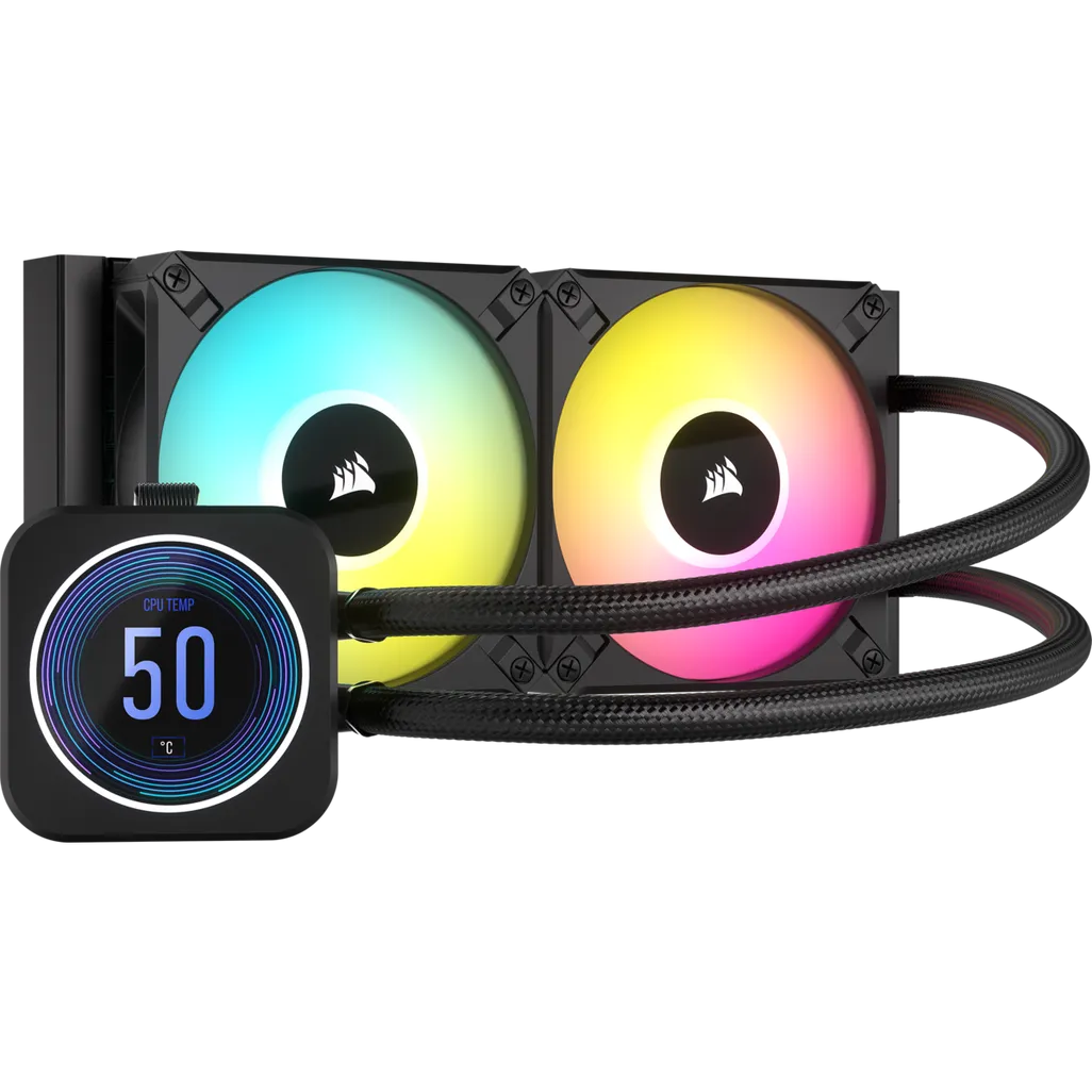 CORSAIR iCUE H100i ELITE LCD XT 240mm Liquid CPU Cooler