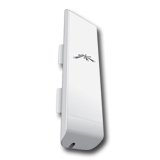 Ubiquiti NanoStation NSM5, 5GHz, 16 dBi, 2 x 10/100 Ethernet Port, Power method - Passive Power over Ethernet , Outdoor UV Stabilized Plastic, Processor Atheros MIPS 24KC 400 MHz, 32 MB SDRAM, 8 MB Flash, Pole Mounting Kit Included-0