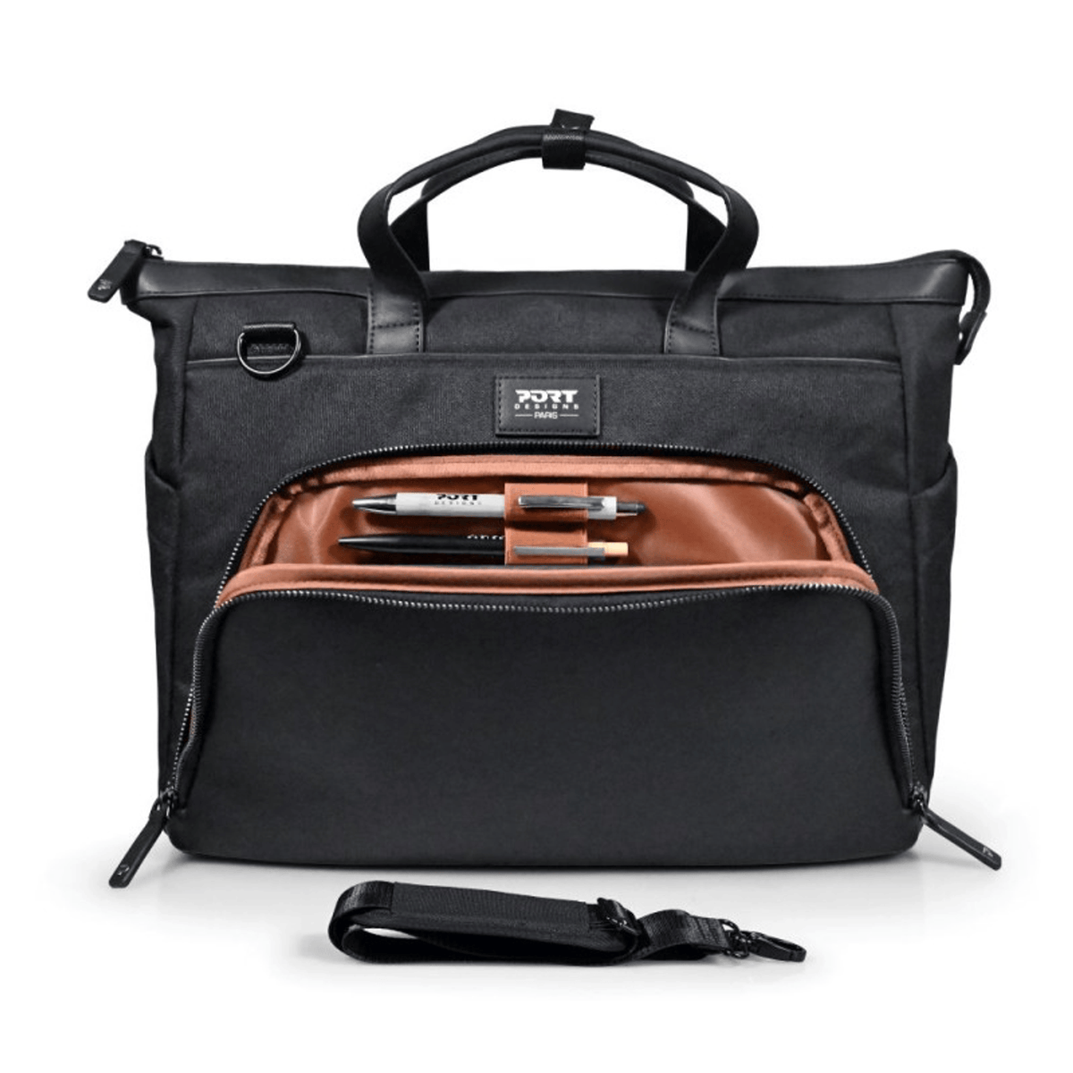 PORT MUSE SIGNATURE business 16" laptop handbag - clutch bag included-1
