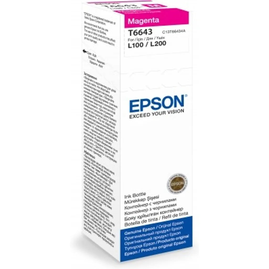 Epson T6644 Ecotank Magenta ink bottle (70ml)