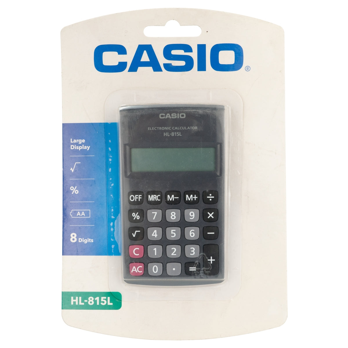 Casio HL 815 Pocket Calculator - Black-0