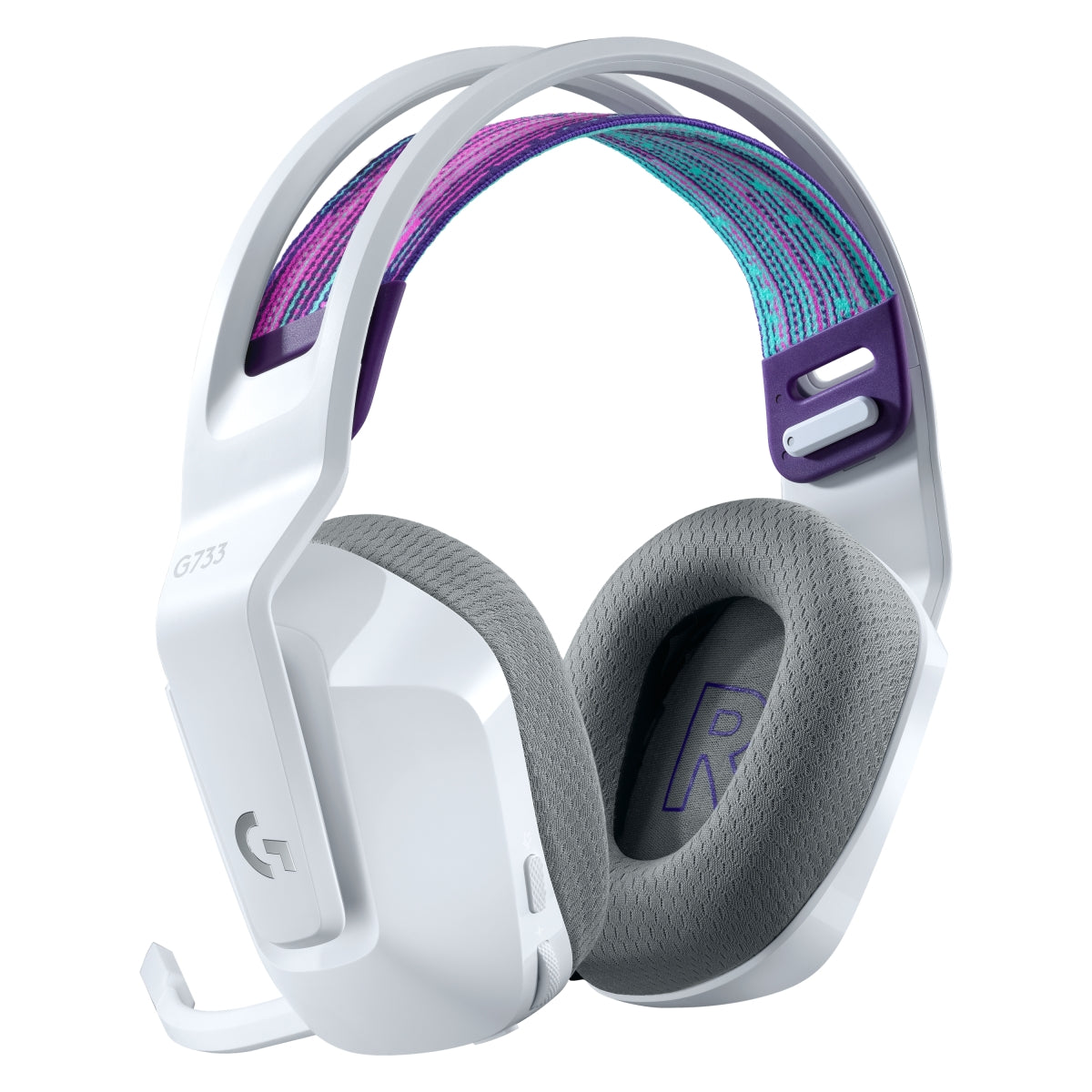 Logitech® G733 LIGHTSPEED Wireless RGB Gaming Headset - WHITE - 2.4GHZ - EMEA-0
