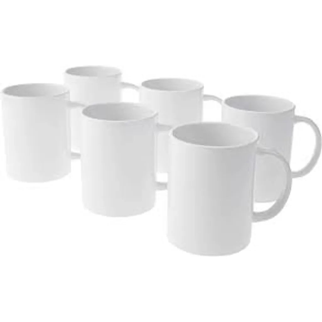 2008944 - Cricut 440ml Ceramic Mug Blank BULK 6pc White