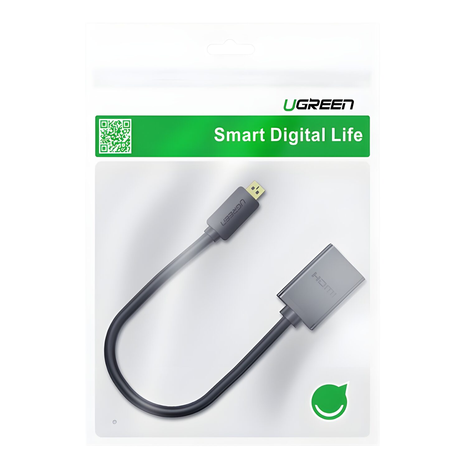 UGREEN 20134-20134 Micro HDMI Male to HDMI Female Adapter - Black-4
