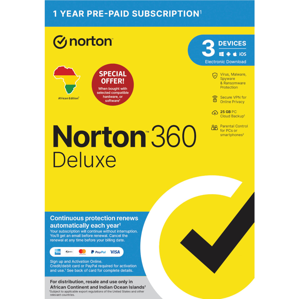 Norton 360 Deluxe (3 Device/Up to 25GB)-0