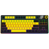 LORGAR KBP70TKLW, Wireless TKL Mechanical Gaming Keyboard Pro, Black/yellow, EN layout-0