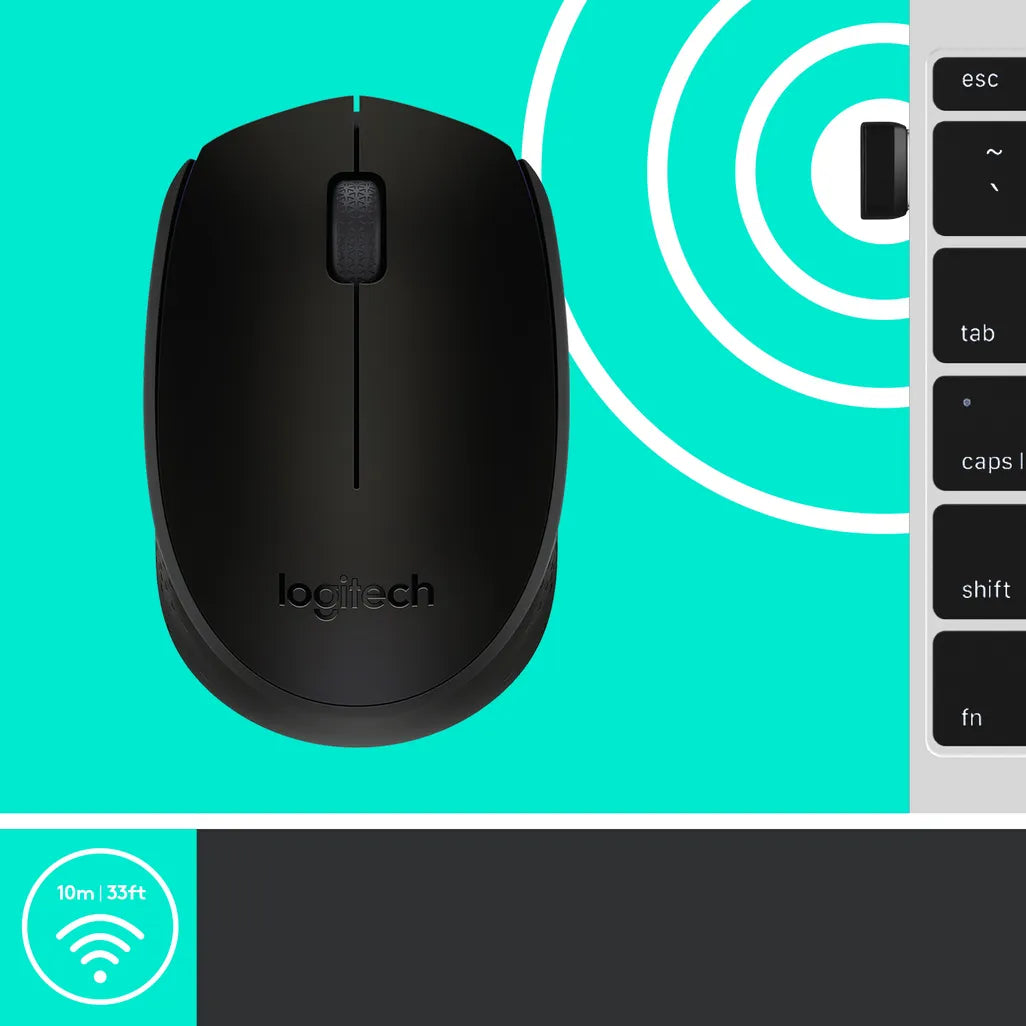 Logitech M171 - Wireless Mouse - Black