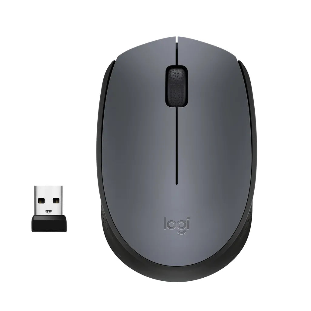 910-004642- Logitech M170 Wireless Mouse - GREY-K - 2.4GHZ