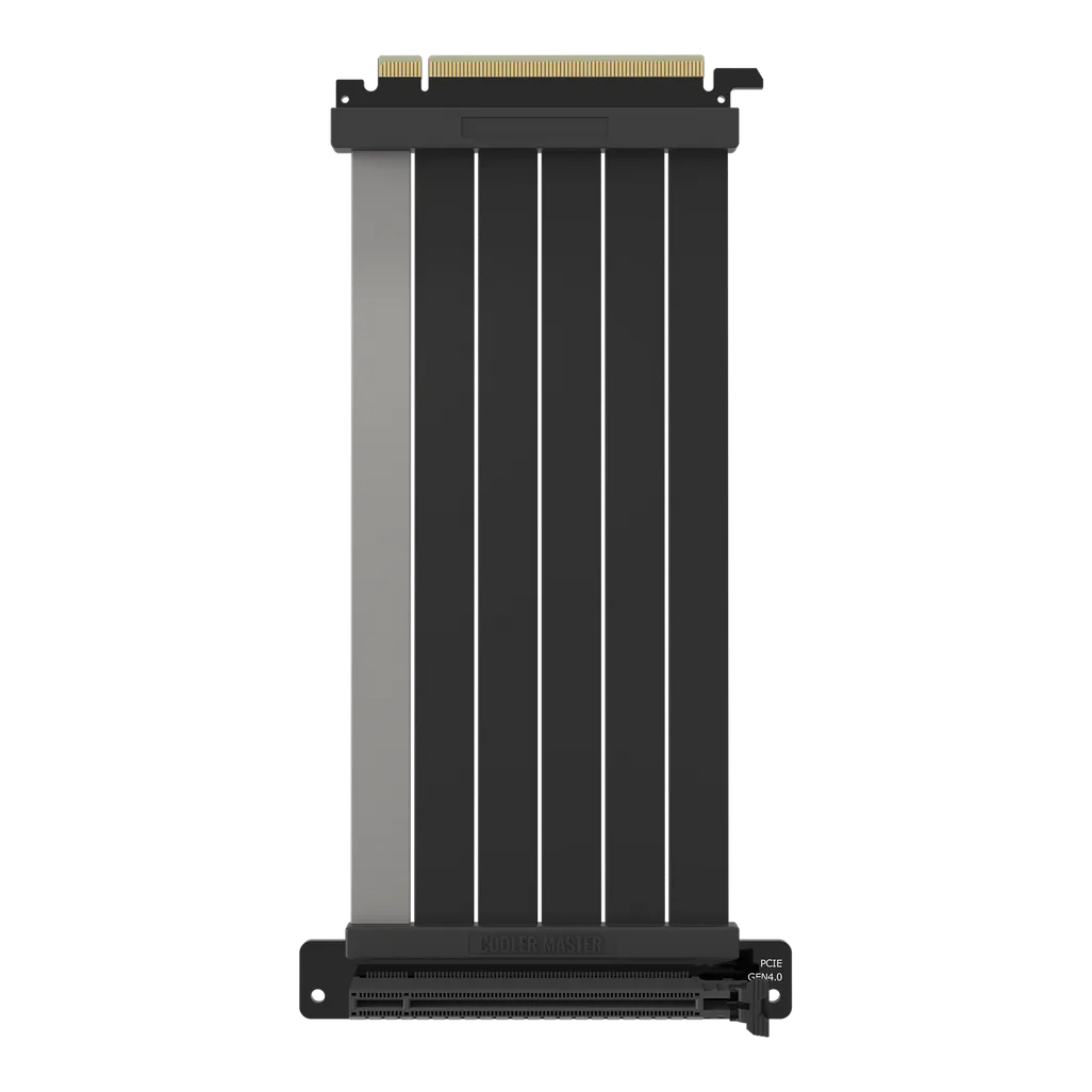 Cooler Master MCA-U002R-KPCI40-300, PCIe x16 - PCIe x16, Male/Female, 1 pc(s), PCIe 4.0, Black, Thermoplastic elastomer (TPE), Polyethylene (PE)