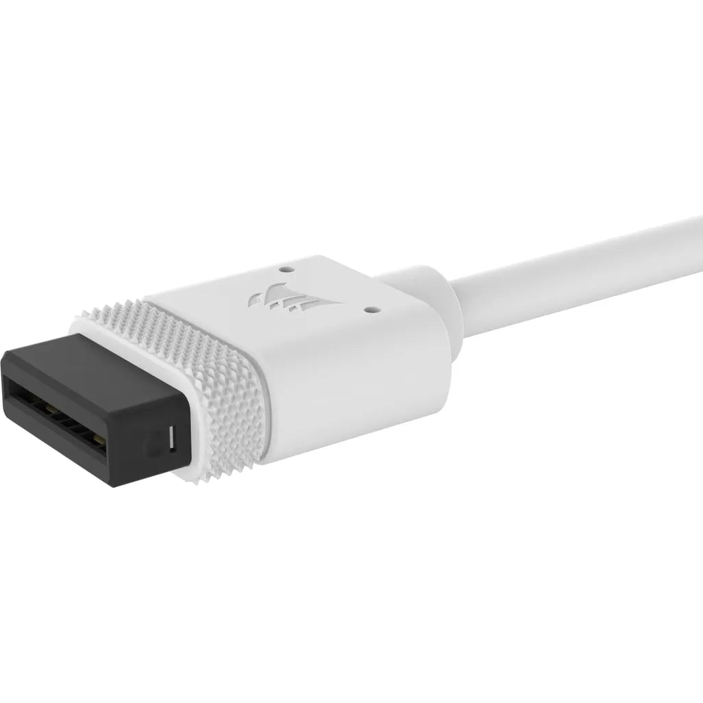 CORSAIR iCUE LINK Cable; 1x 600mm with Straight connectors; White