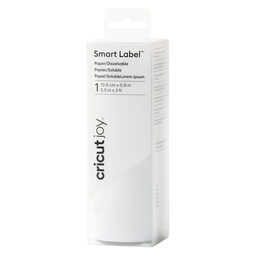 2010061 - Cricut Joy Smart Dissolvable Paper Lables White; 5.5x36inch