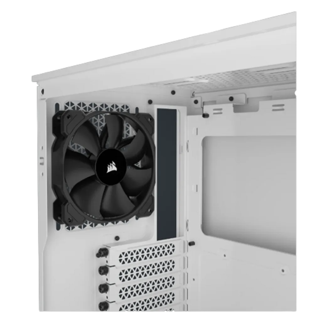 3000D Tempered Glass Mid-Tower- White