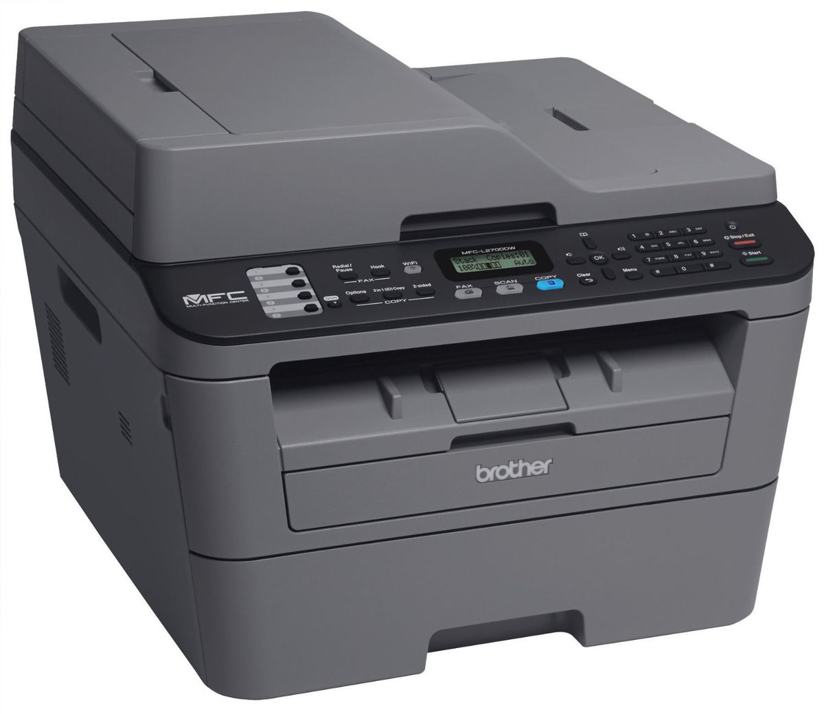 Brother MFC-L2700DW Multifunction Black and White Laser Printer with WiFi (UNBOXED DEAL)