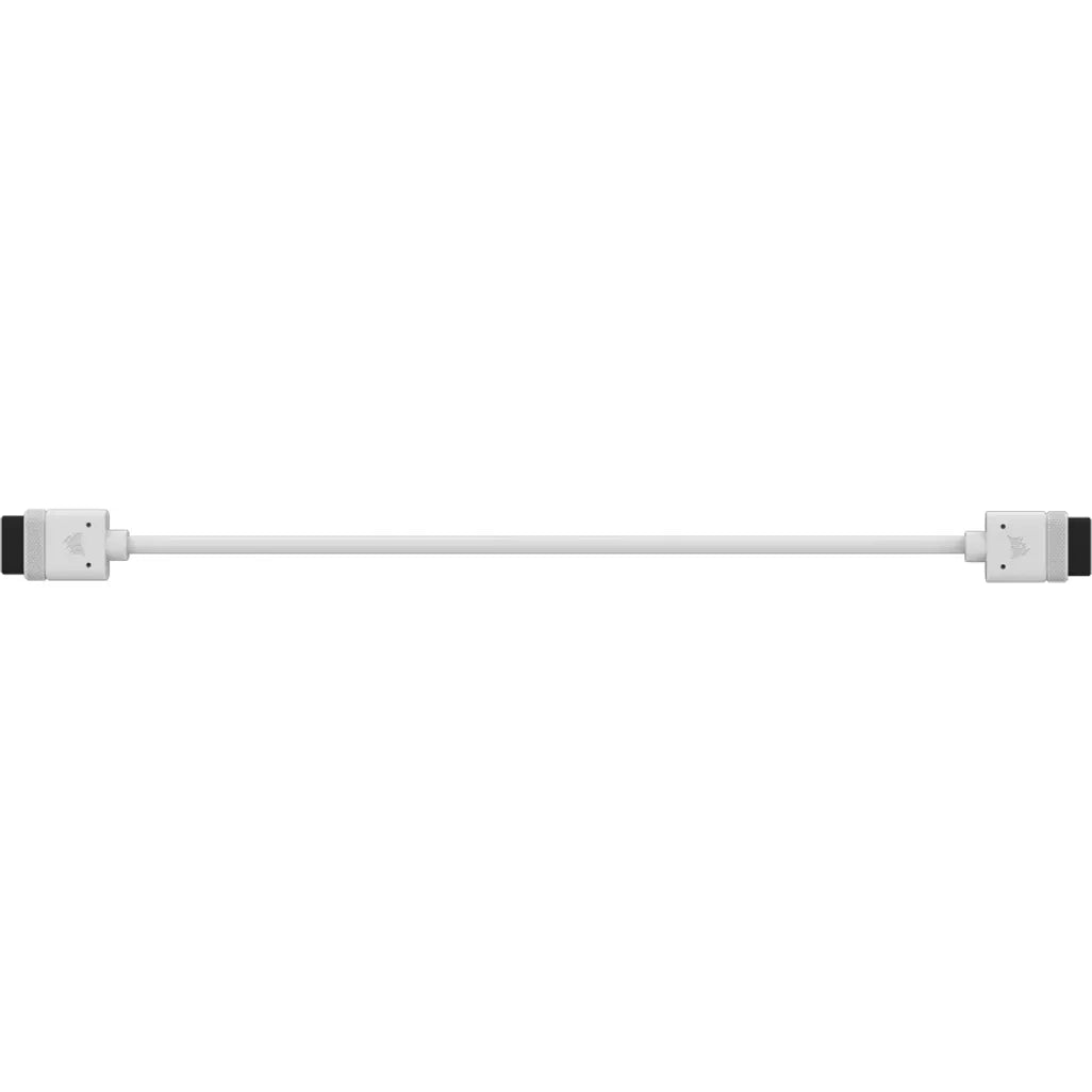 CORSAIR iCUE LINK Cable; 2x 200mm with Straight connectors; White