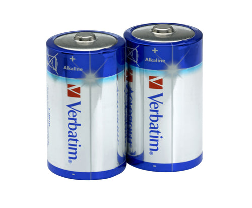 Verbatim D Alkaline Batteries 2Pk-0