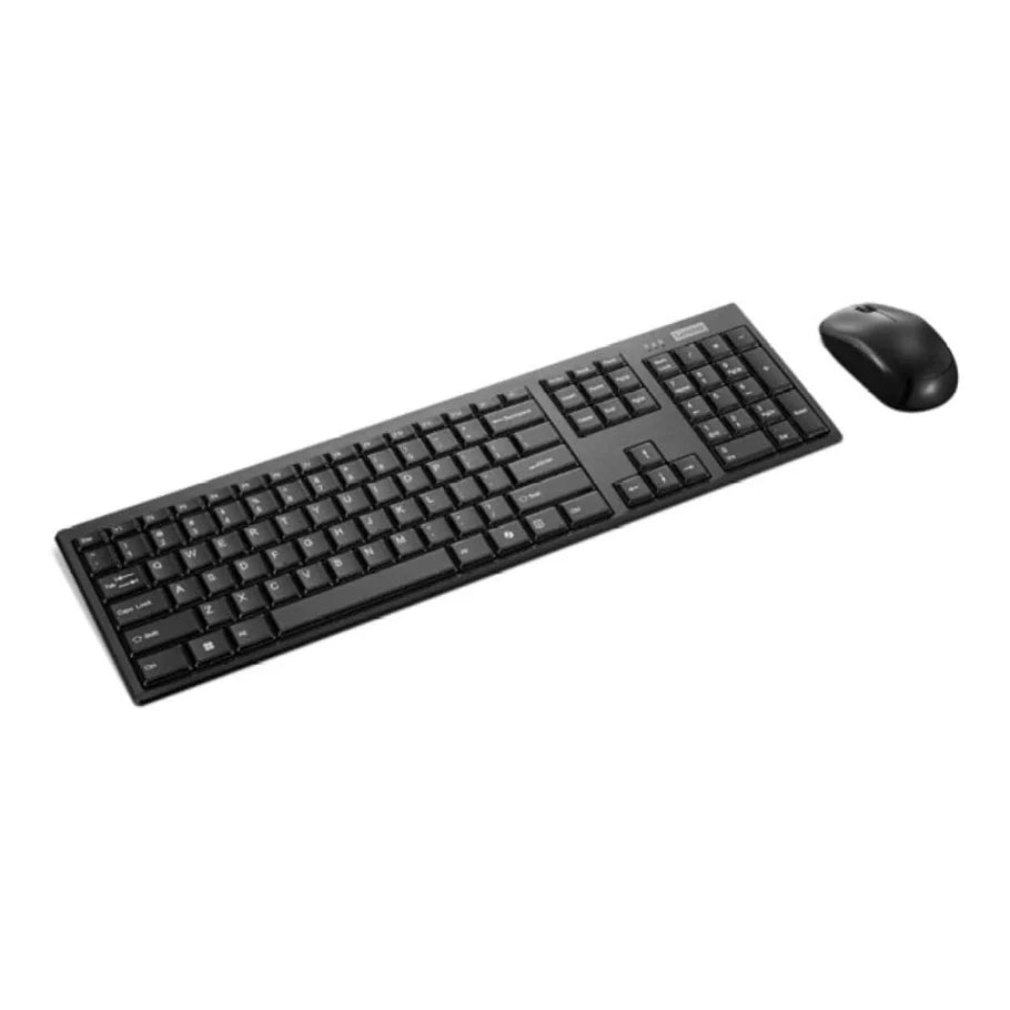 LENOVO 100 Wireless Keyboard and Mouse Combo | US English | 2.4Ghz Receiver | BLACK| 1600 DPI