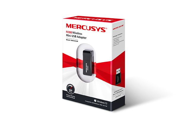 TP-Link Mercusys MW300UM N300 Wireless Mini USB Adapter