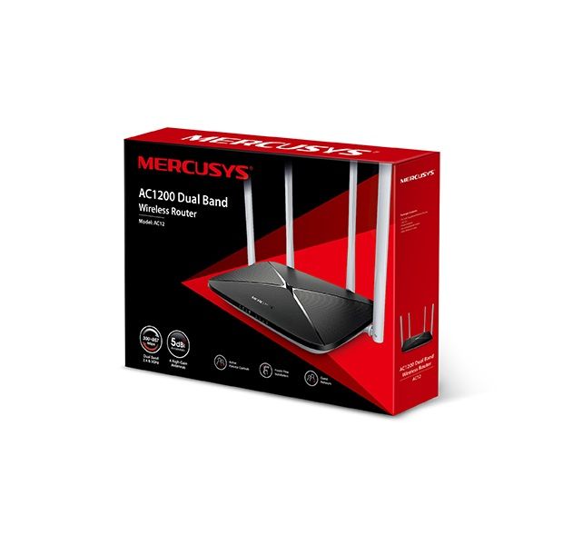TP-Link Mercusys AC12 AC1200 Wireless Dual Band Router