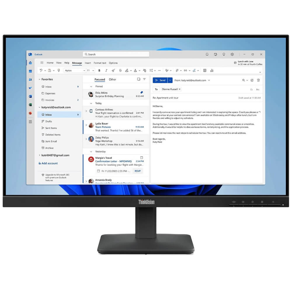 Lenovo ThinkVision S24-4e 23.8in Monitor-0