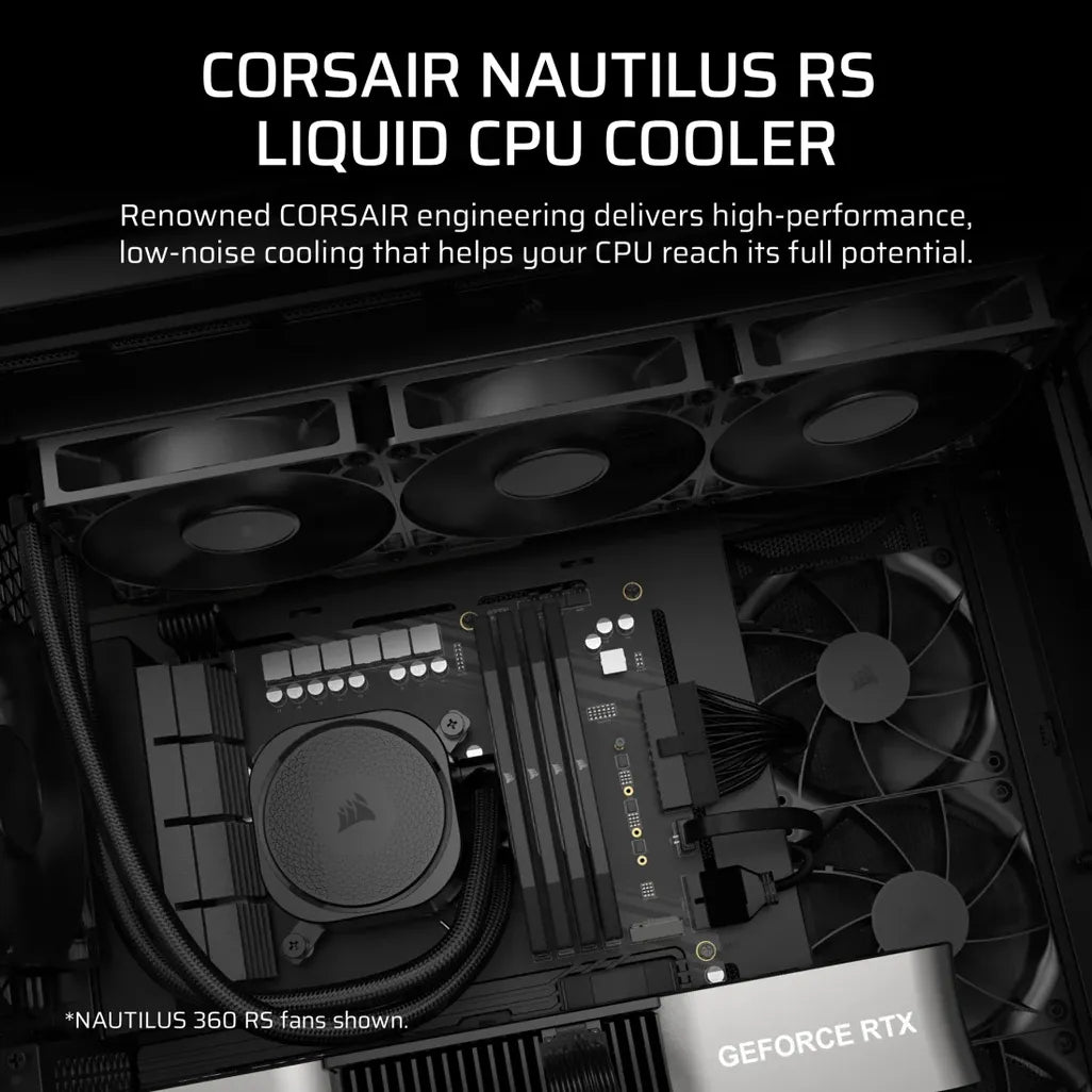 CORSAIR NAUTILUS 240; 240mm Radiator; Liquid CPU Cooler