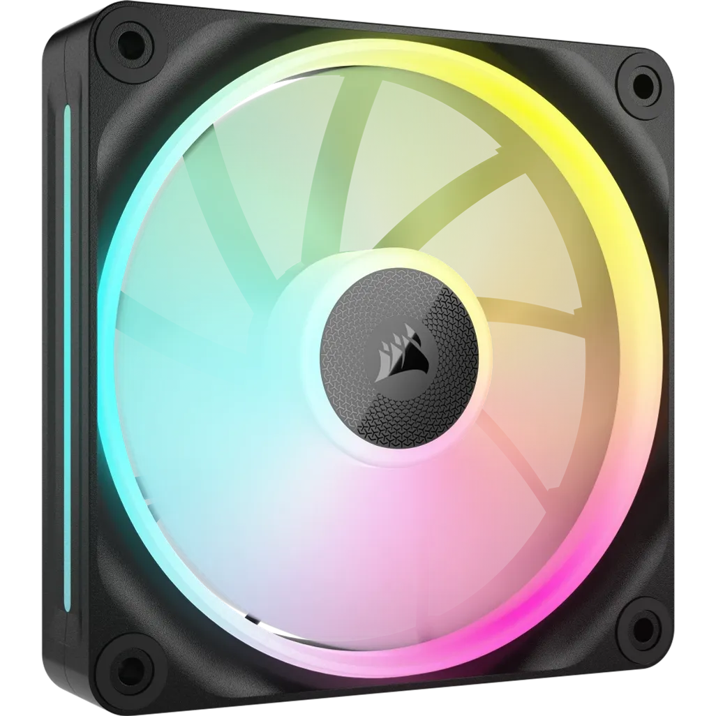 CORSAIR iCUE LINK LX120 RGB 120mm PWM Fan - Dual Light Loops – Requires iCUE LINK System Hub (Sold Separately)