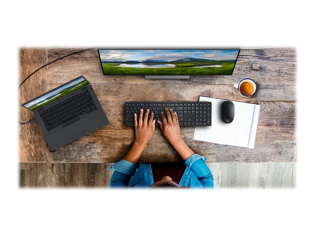 Dell Pro Wireless Keyboard and Mouse - KM5221W - US International (QWERTY) (UNBOXED DEAL)