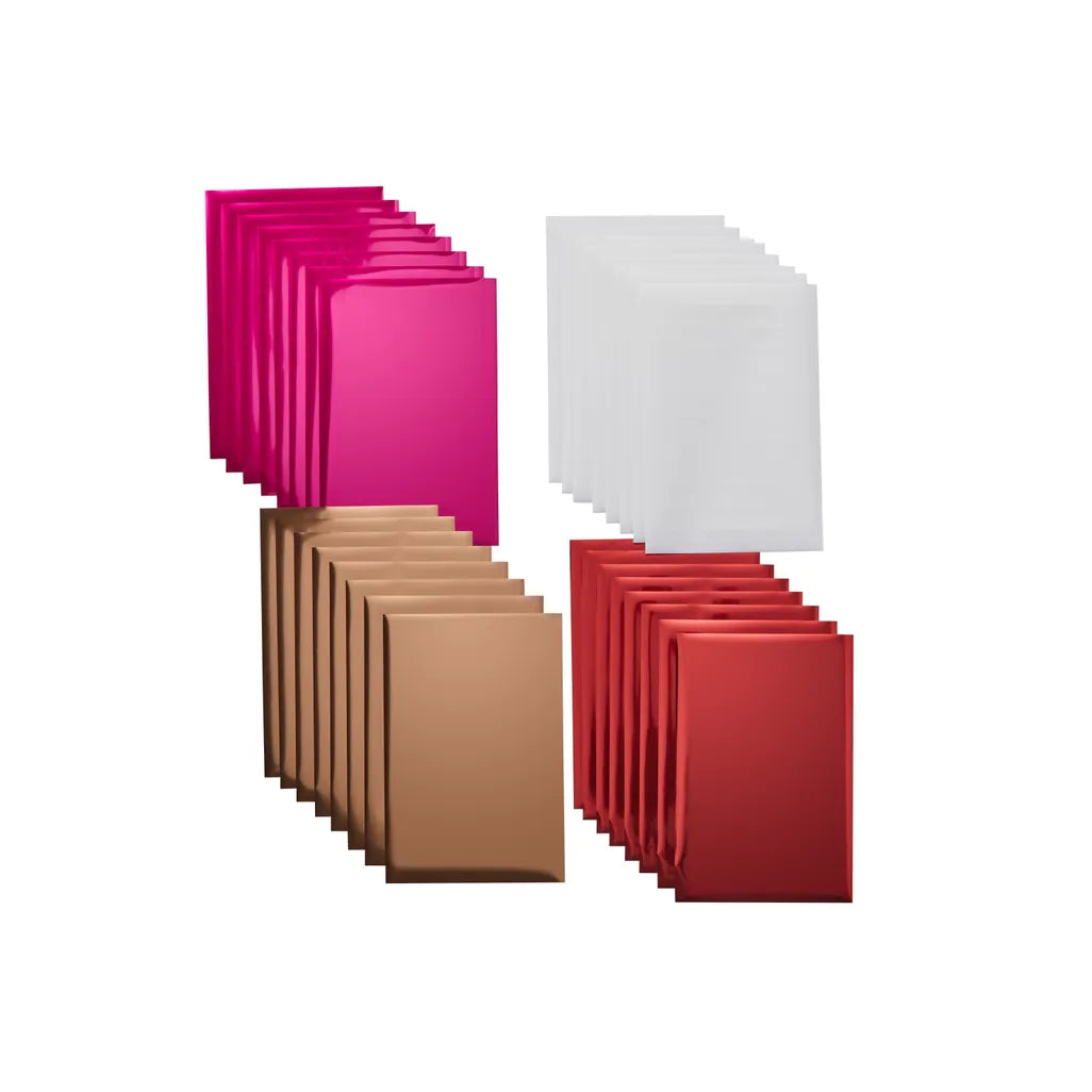 2008717 - Cricut Transfer Foil Sheets Sampler 10x15cm 24 sheets (Ruby) .