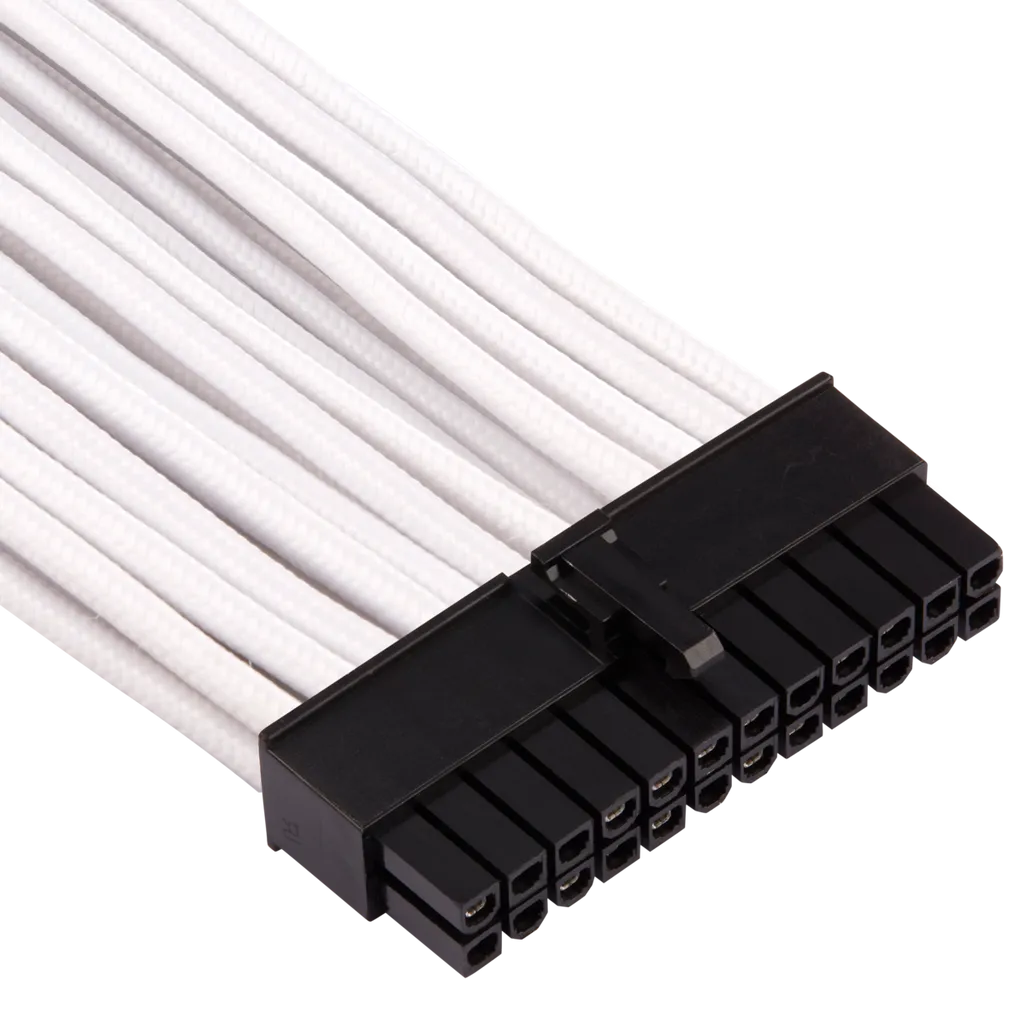 Corsair Premium Individually Sleeved White PSU Cable Kit Starter Package