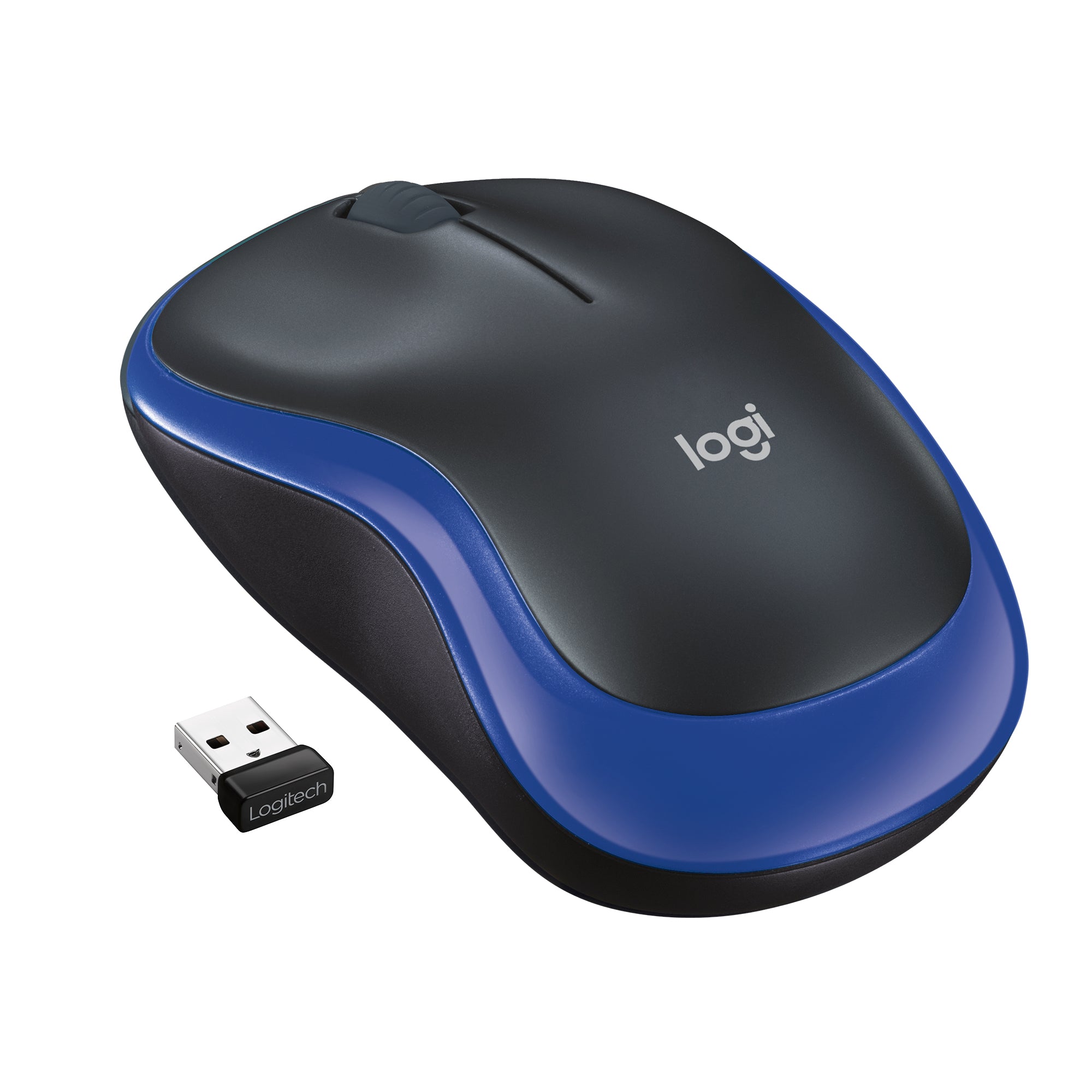 Logitech M185 Wireless Mouse - Blue-0
