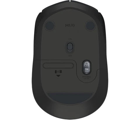 M170 Wireless Mouse - GREY-K - 2.4GHZ - N/A - EMEA - CLOSED BOX M170.