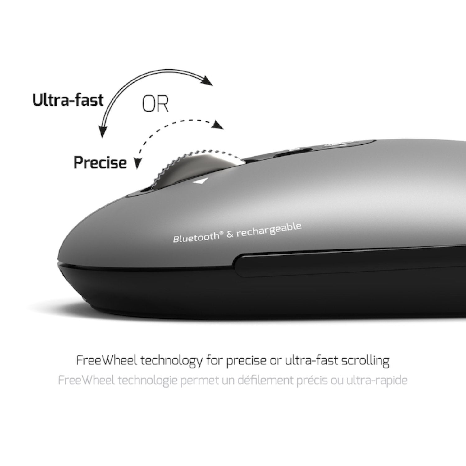 Port Connect PURE Bluetooth Rechargeable Mouse-4