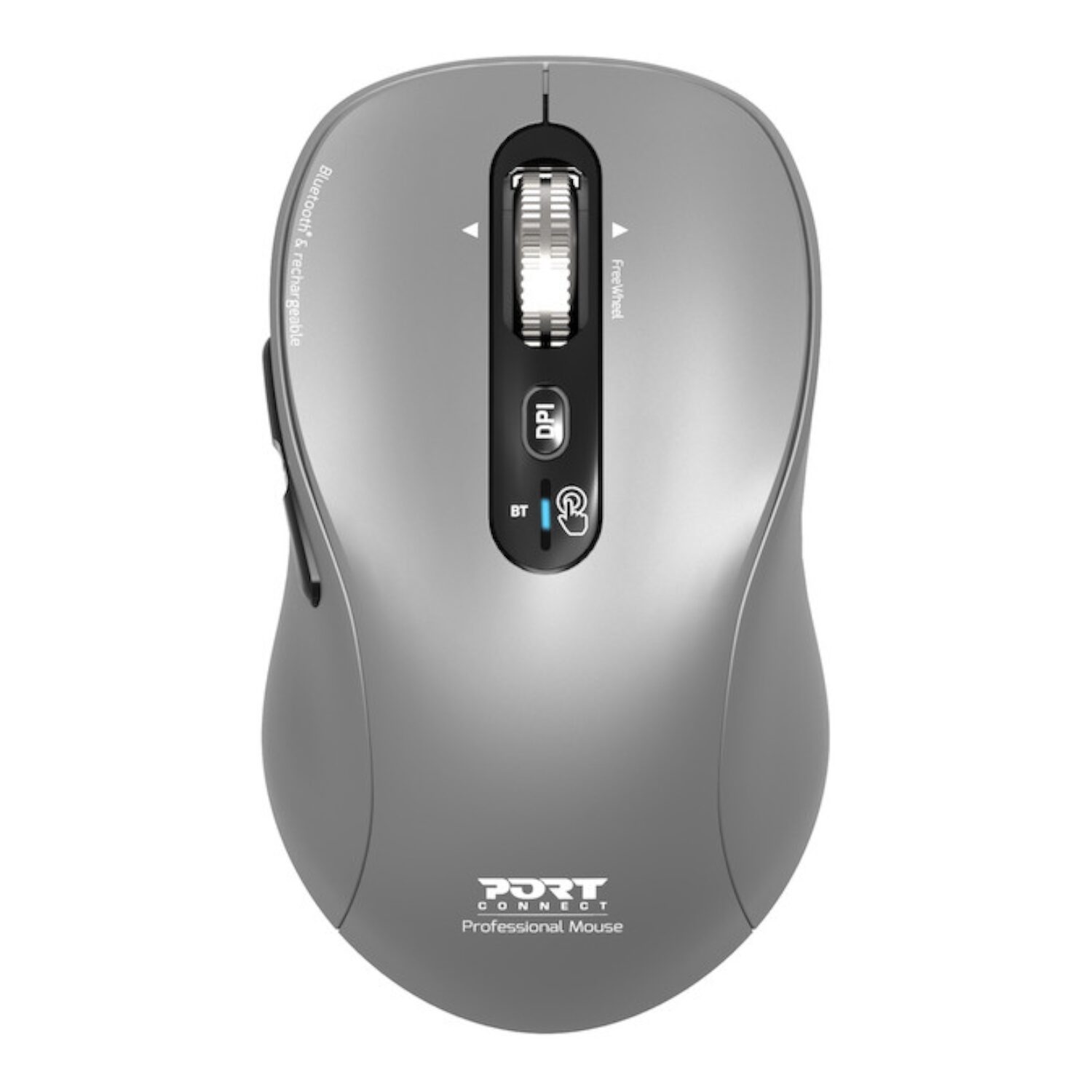 Port Connect Wireless Bluetooth Expert and Mac Mouse - Grey-0