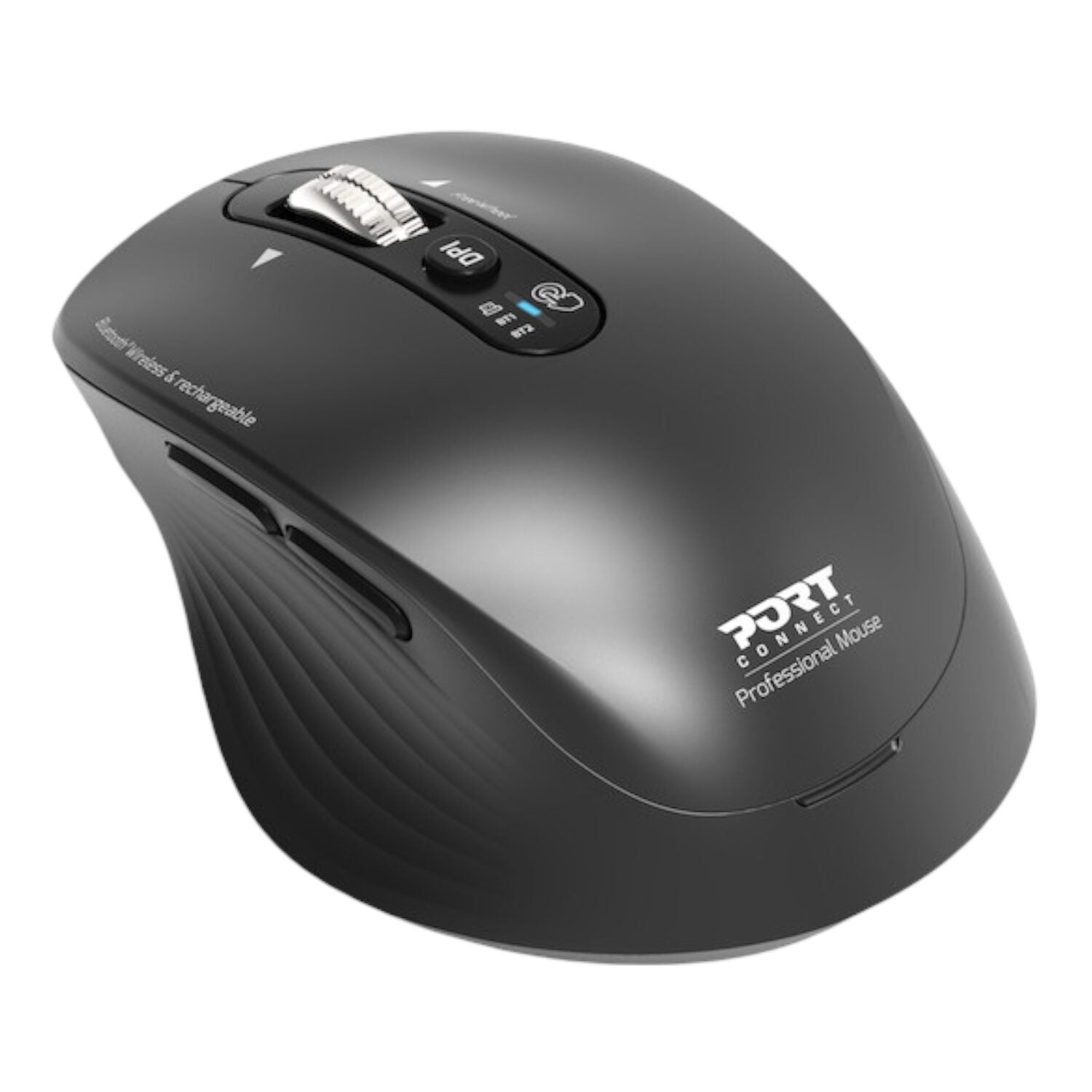 Port Connect Business 2.4GHz Rechargeable Bluetooth Wireless Mouse - Black-4