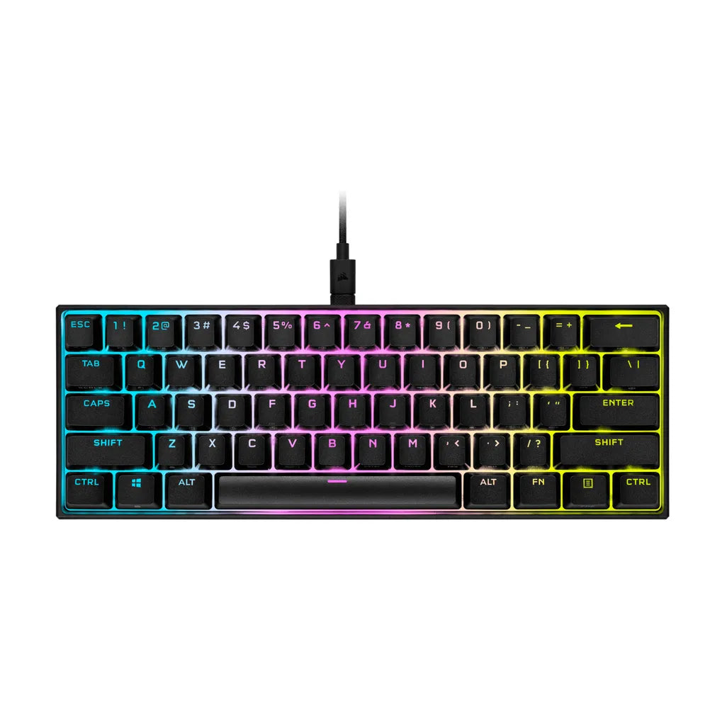 Corsair K65 Mini RGB 60%; Cherry MX speed mechanical switches