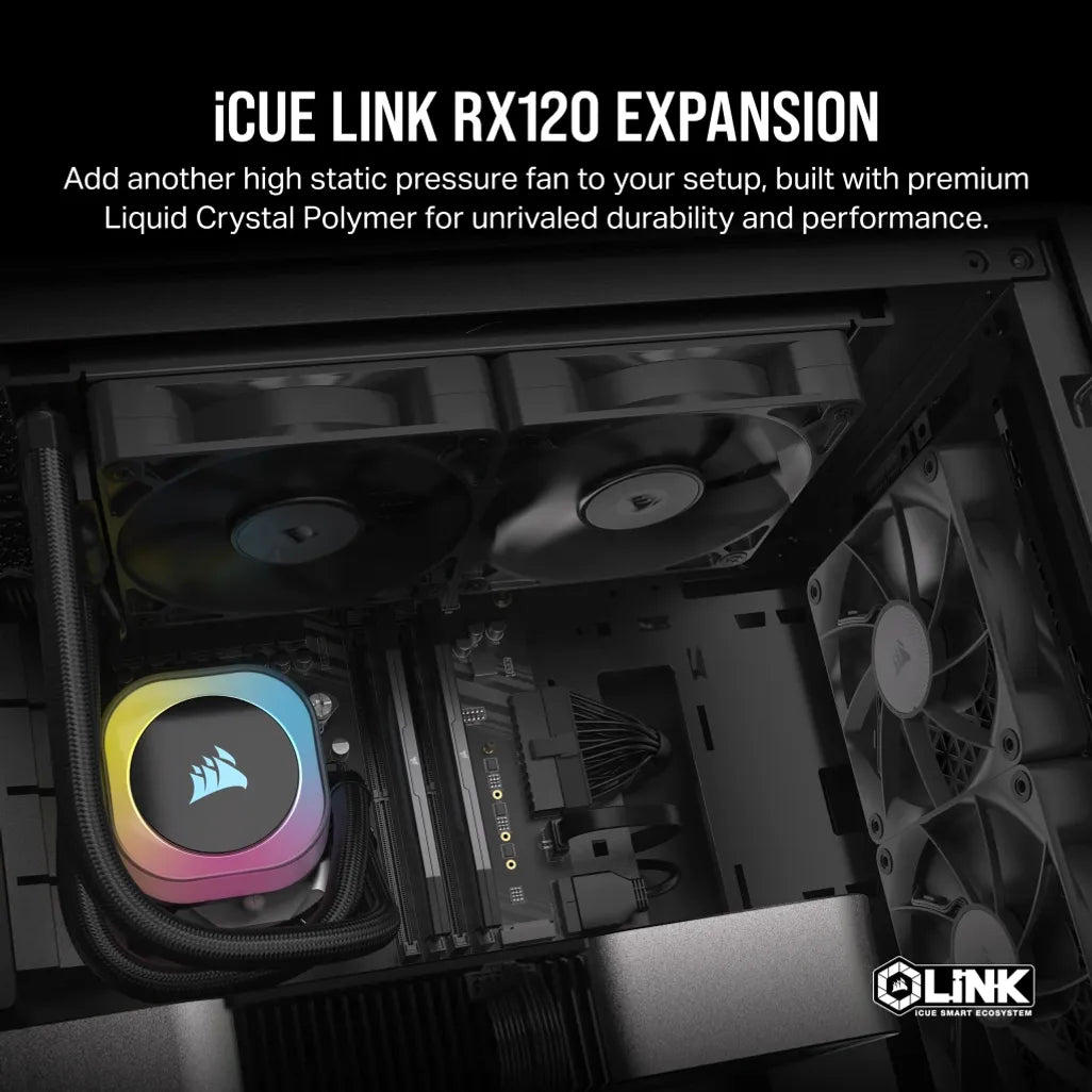 CORSAIR RX Series; iCUE LINK RX120; 120mm Fan; Single Pack.