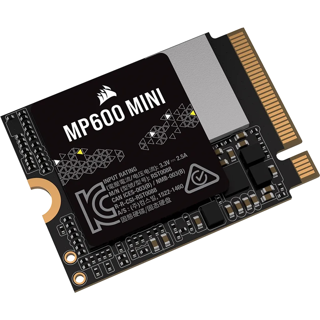 Corsair MP600 MINI 2TB M.2 NVMe PCIe Gen. 4 x4 SSD; Read Up To 5000MB/s; Write up to 3800MB/s
