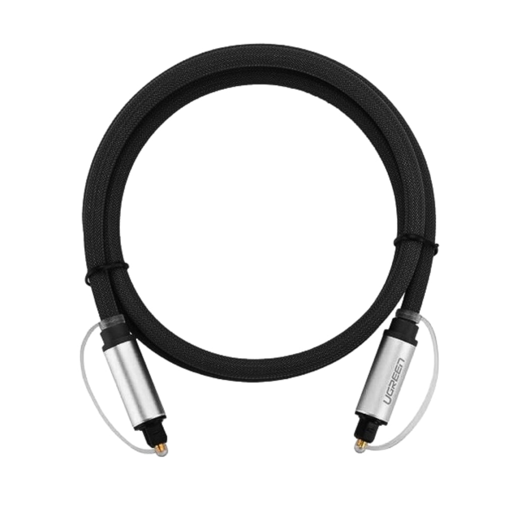 UGreen AV108 Male to Male Toslink Optical Audio Cable 2m–Grey-2