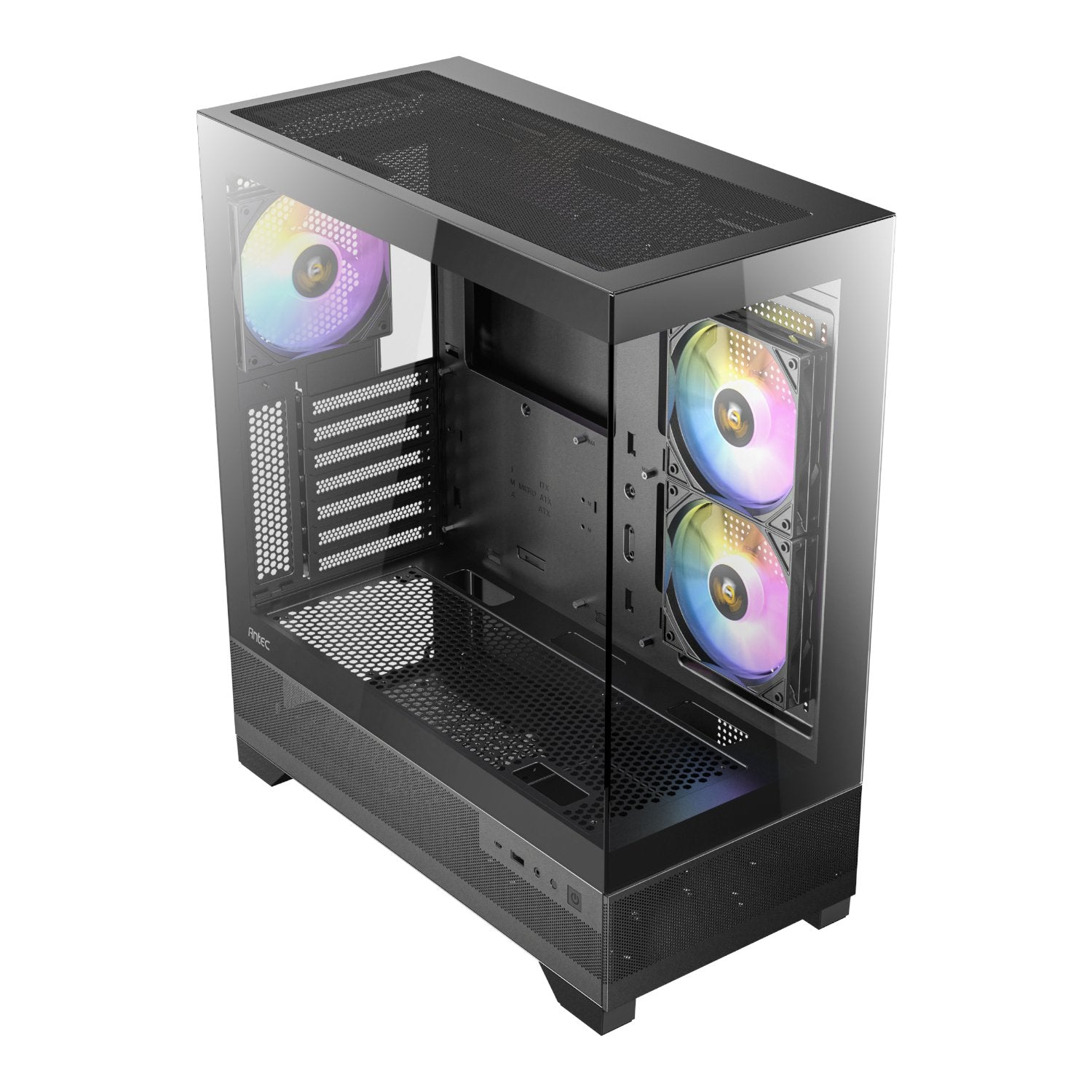Antec CX700 ARGB ATX | Micro-ATX | ITX ARGB Mid-Tower Gaming Chassis - Black-4