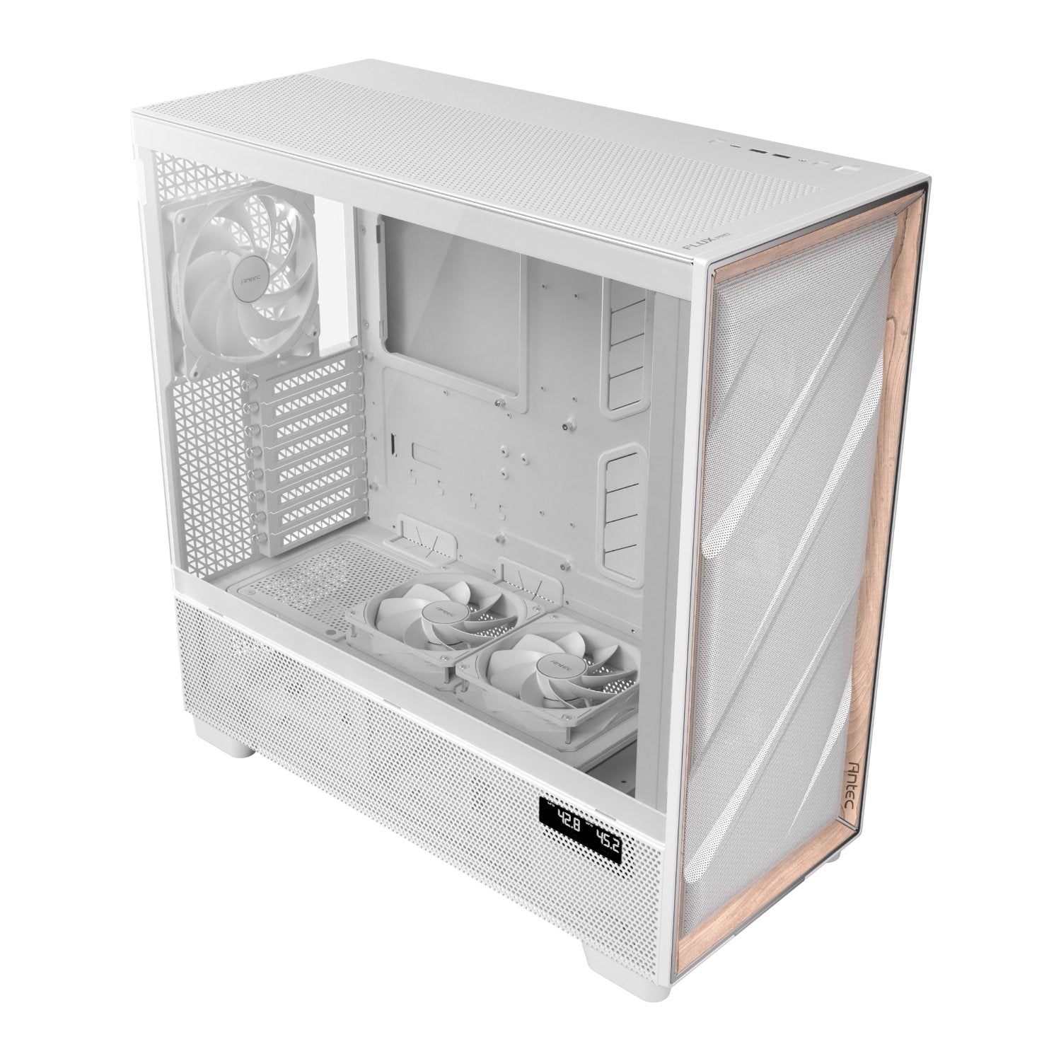 Antec FLUX PRO E-ATX Mid Tower Gaming Chassis – White-4