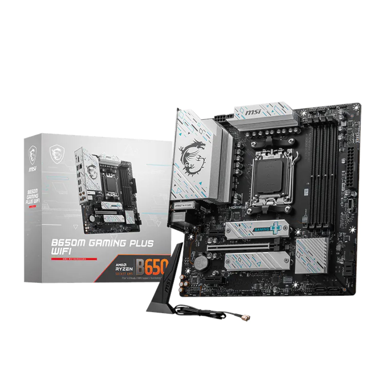 MSI B650M Gaming Plus WiFi AM5 M-ATX Gaming Motherboard-0