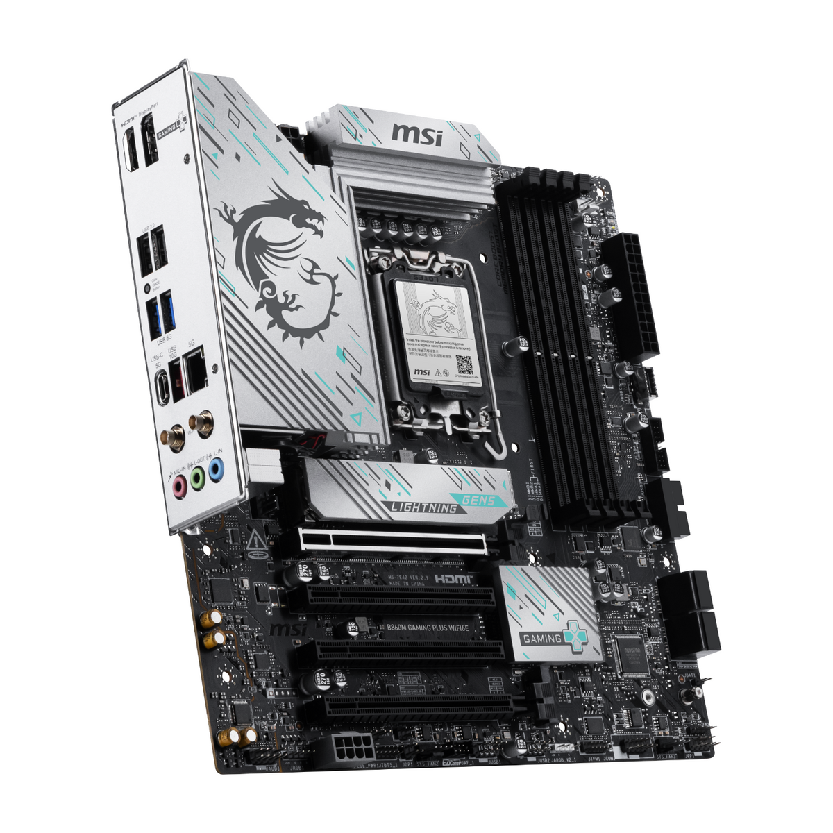 MSI B860M GAMING PLUS WIFI6E LGA1851 M-ATX Gaming Motherboard-2
