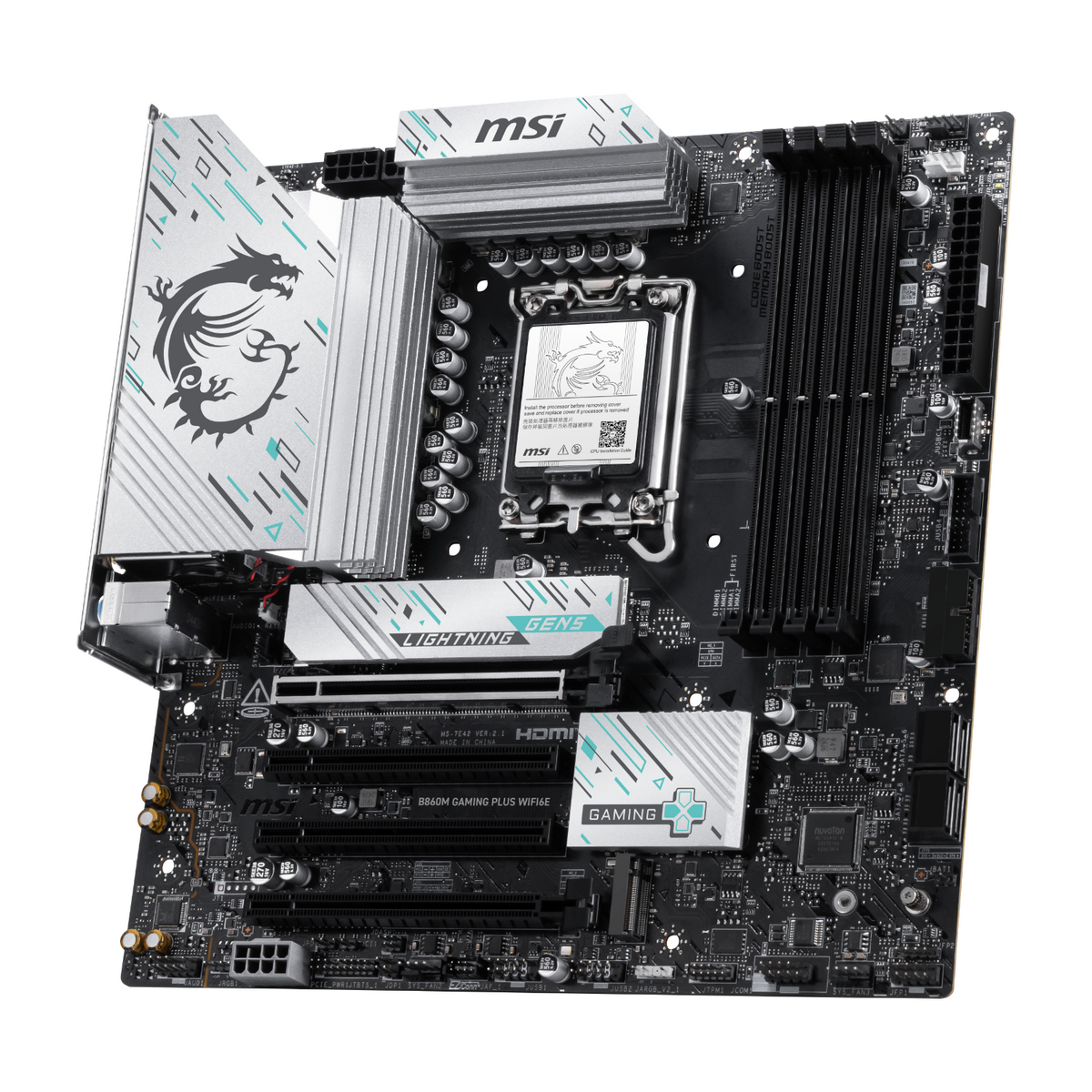 MSI B860M GAMING PLUS WIFI6E LGA1851 M-ATX Gaming Motherboard-3