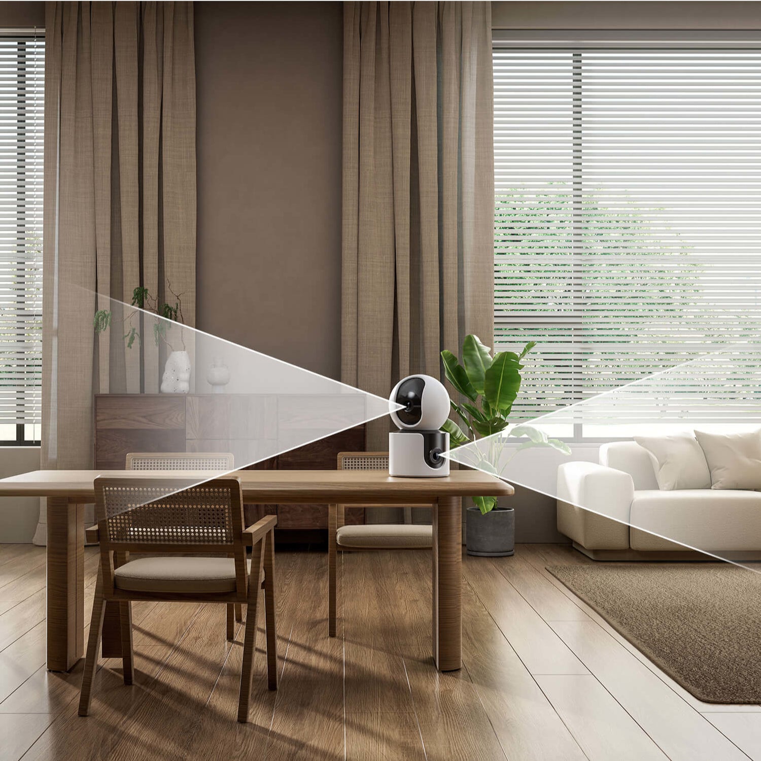 Xiaomi Smart C300 Dual 2K Indoor Wi-Fi Security Camera – White-9