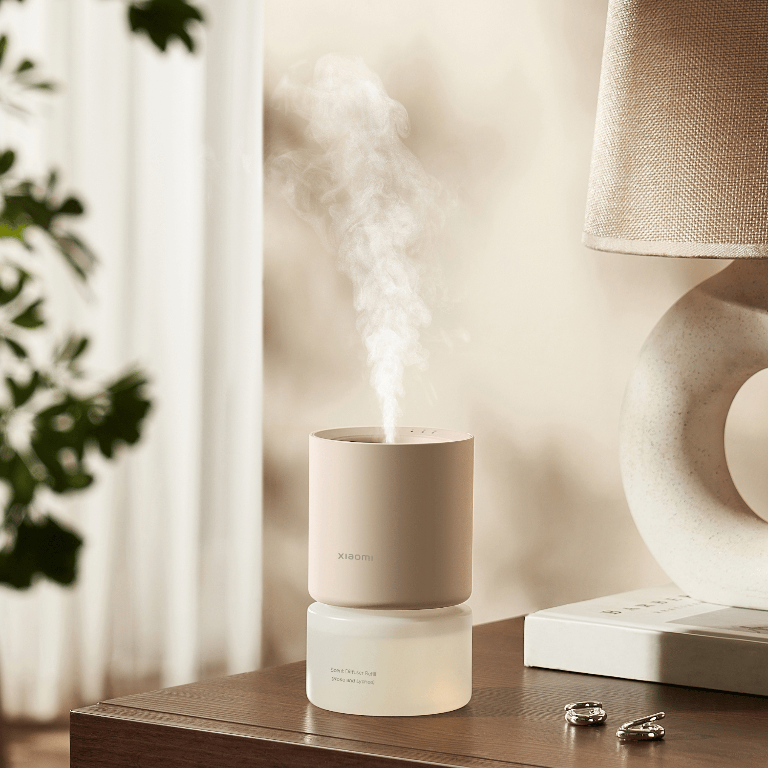 Xiaomi Smart Scent Diffuser with Rose and Lychee Refill Bundle-4