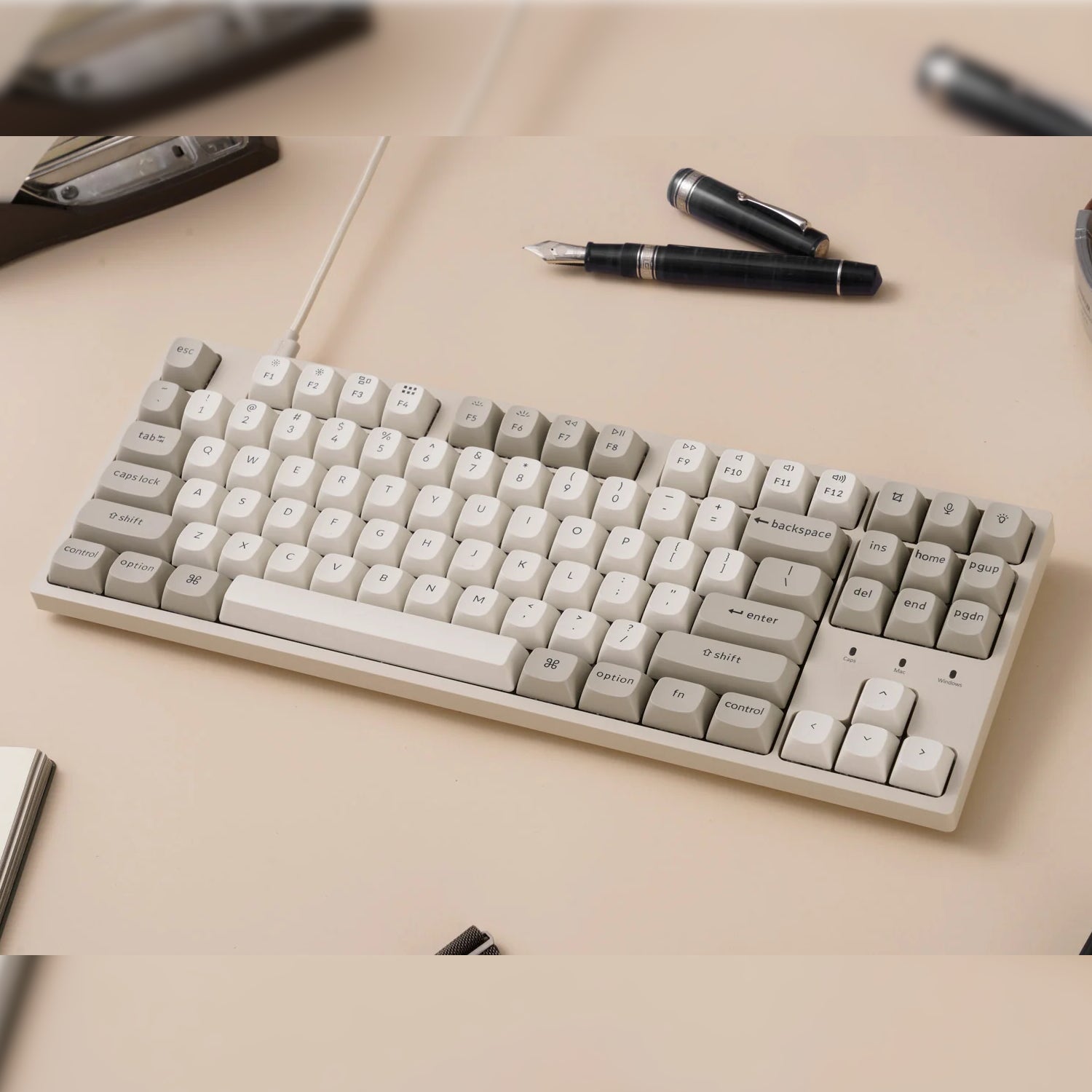Keychron C1 Pro 8K 80% Super Red Hot-swappable RGB Wired Mechanical Keyboard-4
