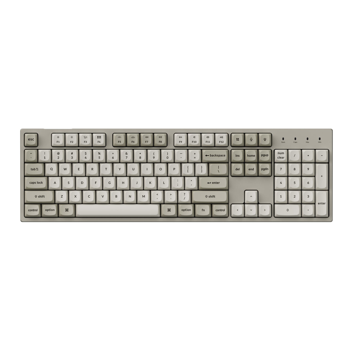 Keychron C2 Pro 100% 8K Super Red Switch Hot-Swap RGB Wired Custom Mechanical Keyboard-1