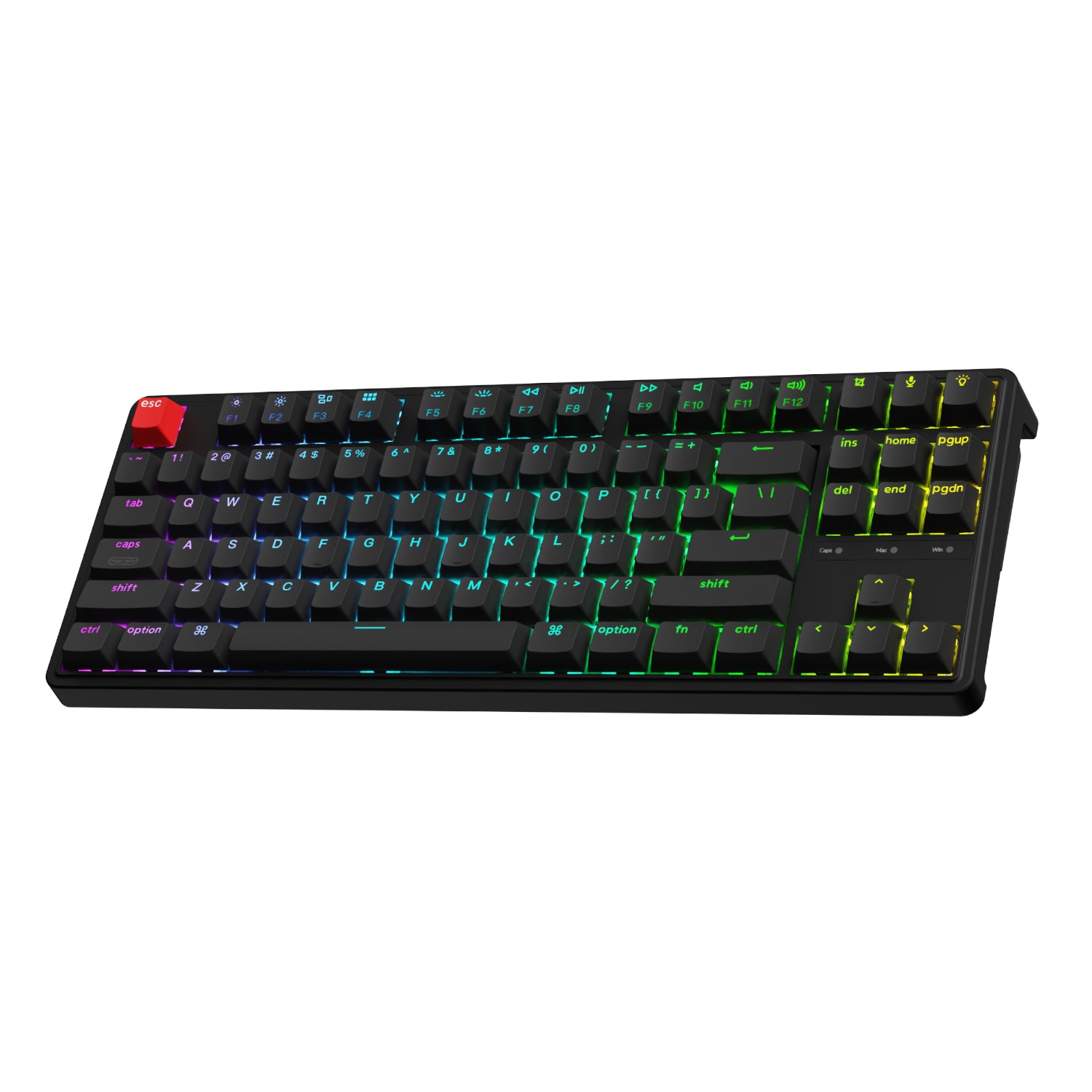 Keychron C3 Pro 8K QMK RGB Wired Mechanical Keyboard (80% Layout, Red Super Switch Hot-Swappable)-2